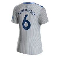 Camiseta Everton James Tarkowski #6 Tercera Equipación Replica 2023-24 para mujer mangas cortas